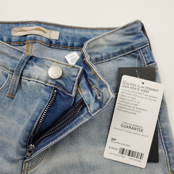 Athleta Sculptek Slim Straight Jean In 